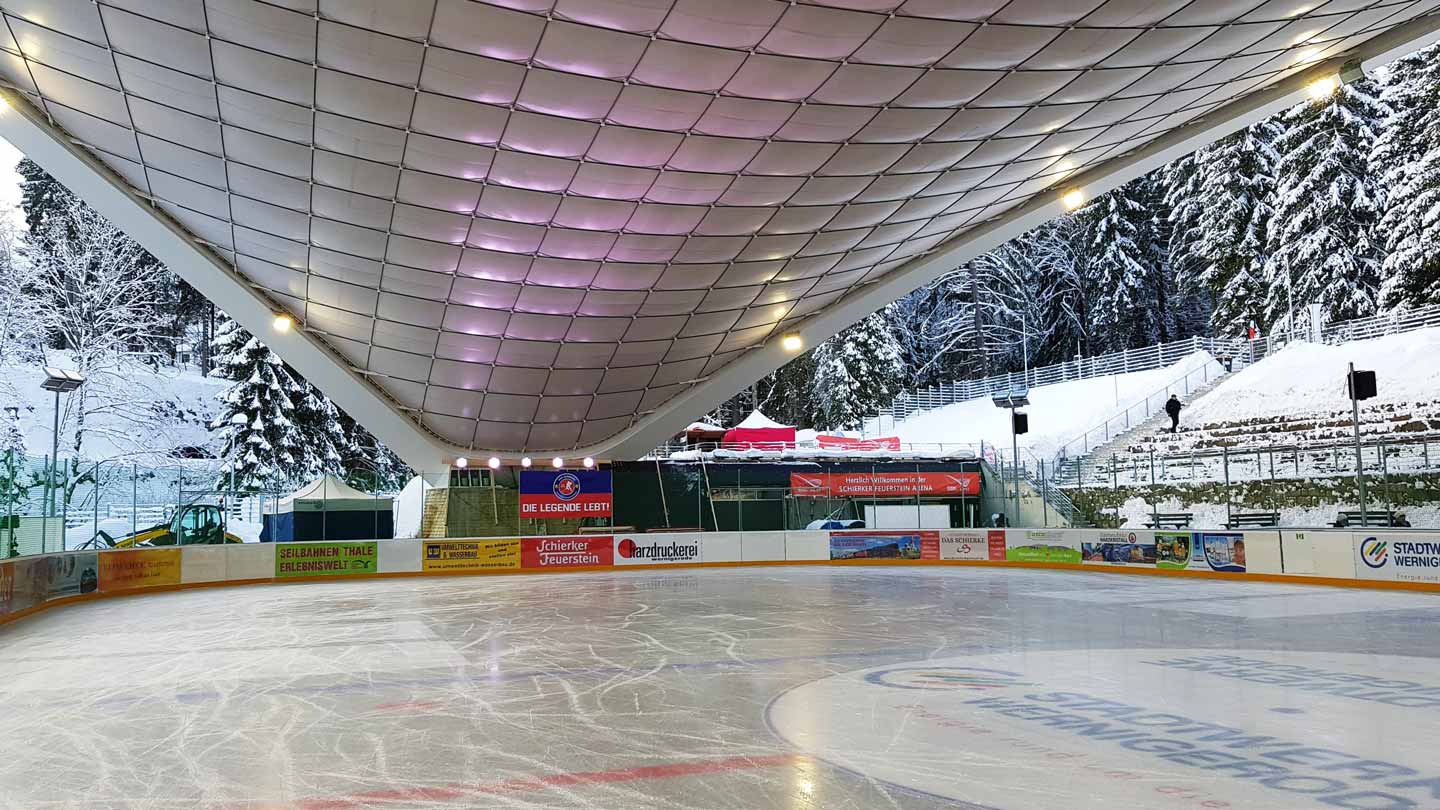 Schierker Feuerstein-Arena Eisfläche
